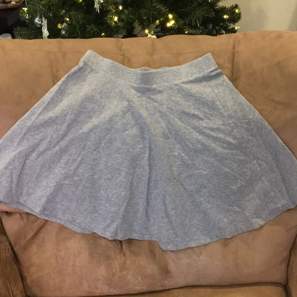 Gray skater skirt